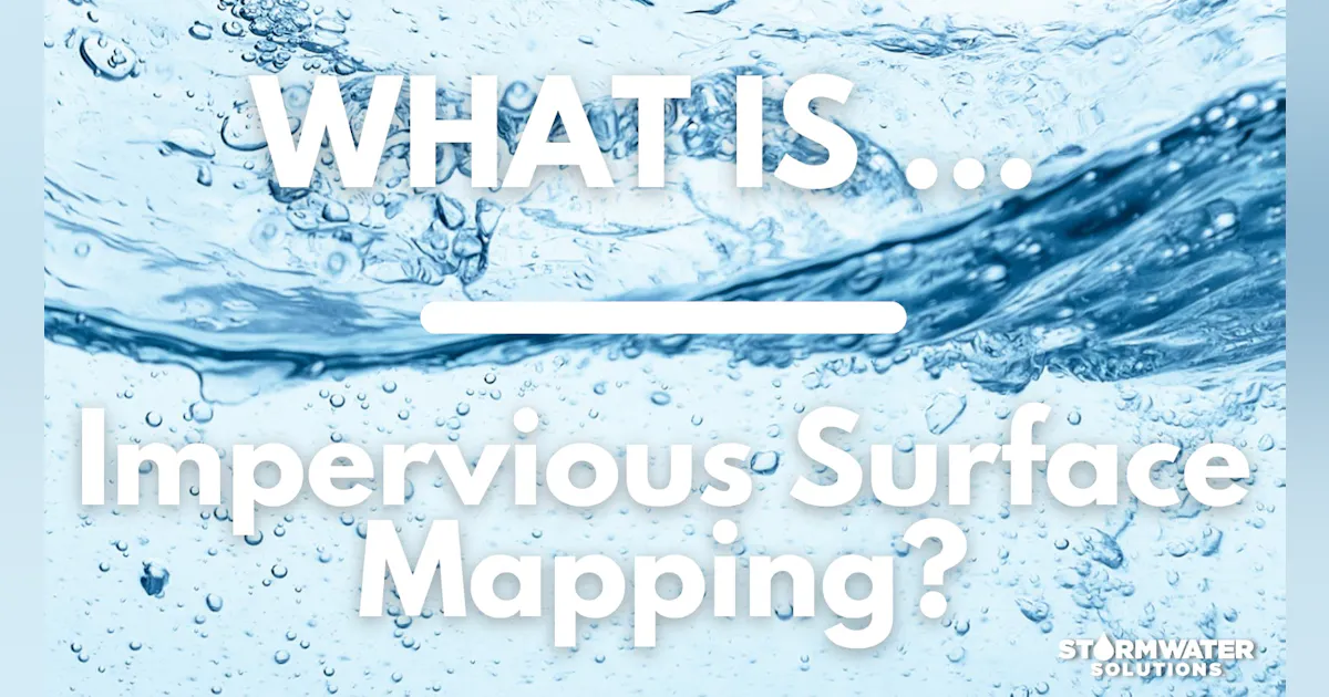What is impervious surface mapping? | Stormwater Solutions