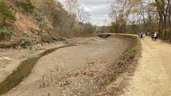 Dry C&O Canal in November near Great Falls Maryland. Dry C&O Canal in November near Great Falls Maryland.