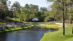 The 16th hole at the Augusta National Golf Club The 16th hole at the Augusta National Golf Club