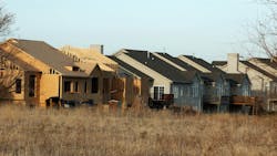 Townhomes under construction in West Des Moines, Iowa Townhomes under construction in West Des Moines, Iowa