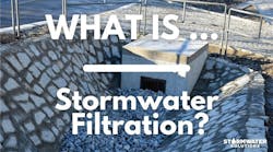Sewer gutter paved with granite stone Sewer gutter paved with granite stone