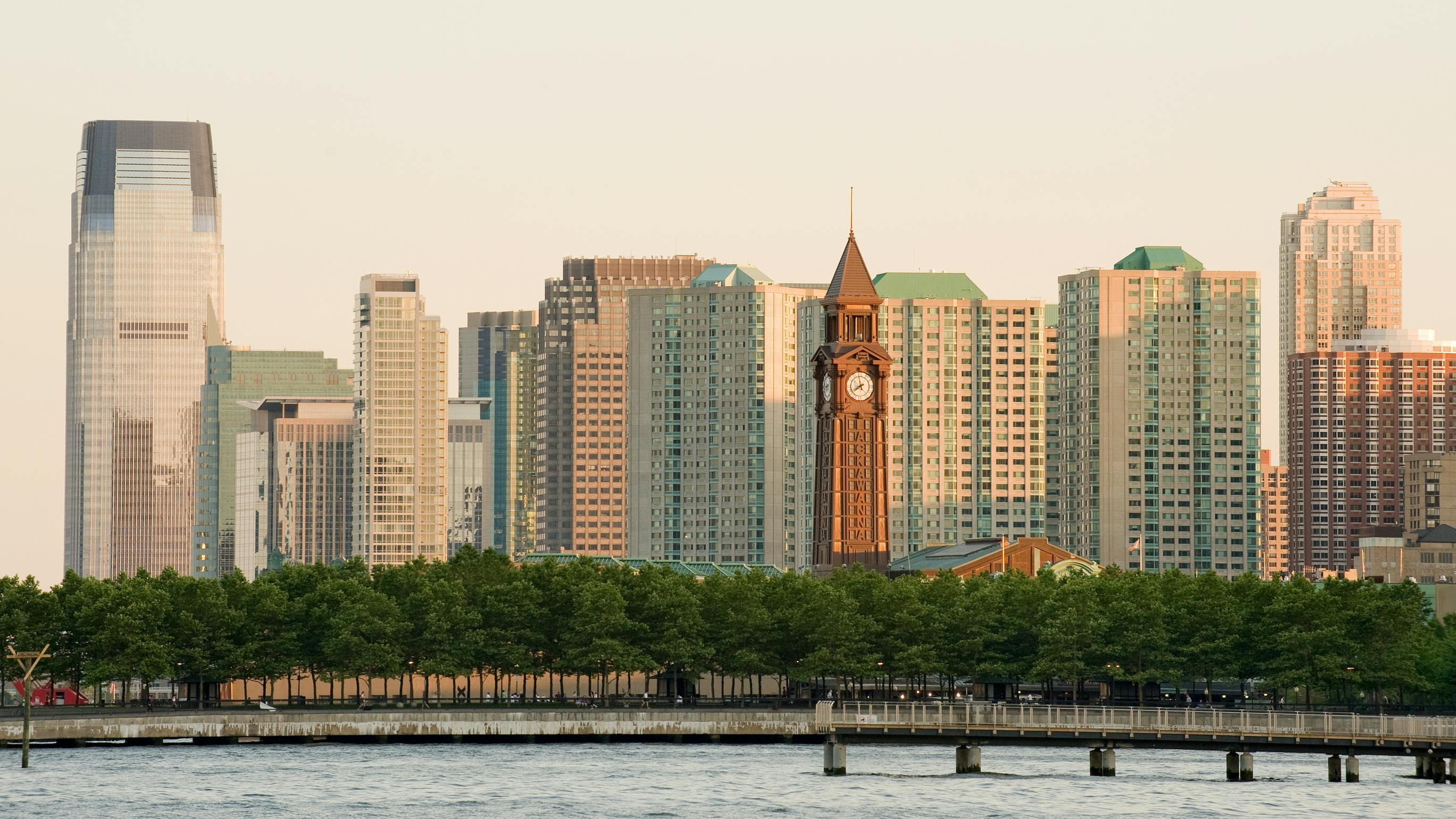 Hoboken and Jersey city panorama