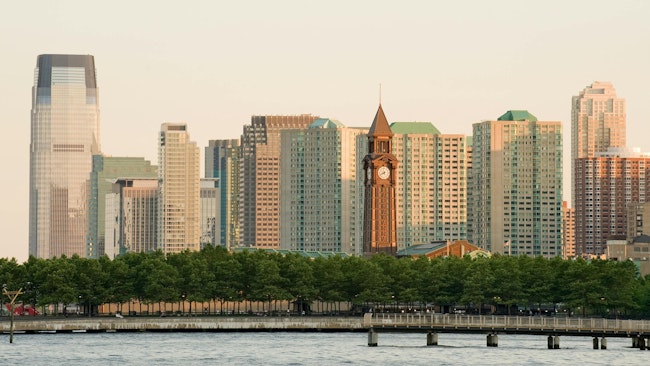 Hoboken and Jersey city panorama