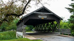 The Sleepy Hollow Covered Bridge over North Ten Mile Creek in Sylvania, Ohio The Sleepy Hollow Covered Bridge over North Ten Mile Creek in Sylvania, Ohio