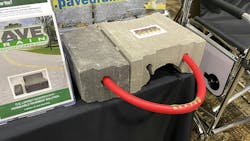 These pavers heat from the inside These pavers heat from the inside