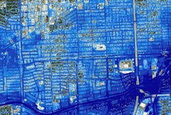 Figure 3: Hurricane Harvey inundation limits at 610 and Braeswood Blvd. Figure 3: Hurricane Harvey inundation limits at 610 and Braeswood Blvd.