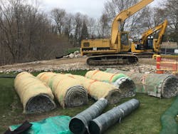 Custom fabricated Flaxamat rolls. Custom fabricated Flaxamat rolls.