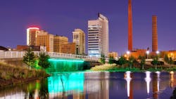 Vestavia Hills is a suburb of Birmingham, Alabama (pictured here). Vestavia Hills is a suburb of Birmingham, Alabama (pictured here).