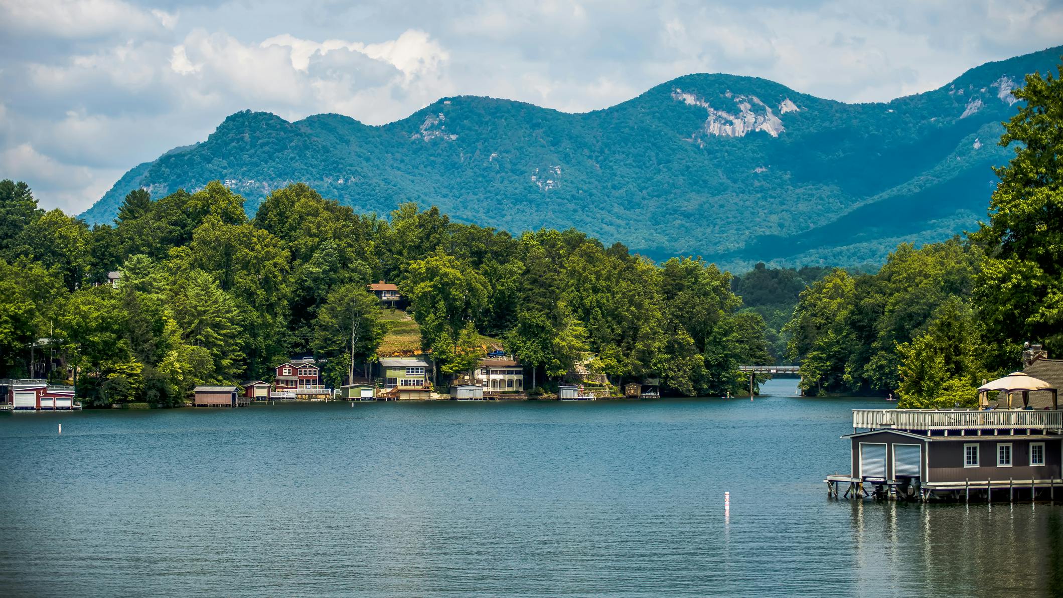 Scenery around Lake Lure North Carolina