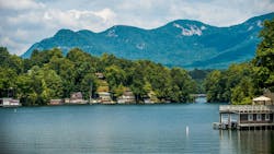 Scenery around Lake Lure North Carolina Scenery around Lake Lure North Carolina