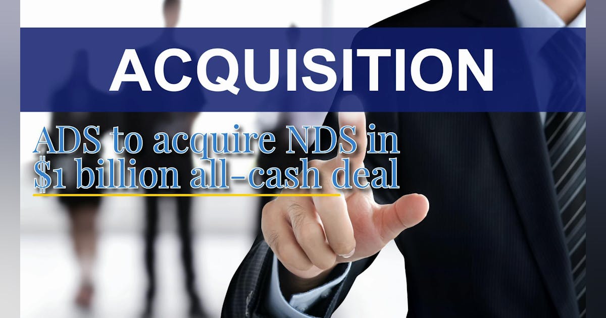 ADS to acquire NDS in $1 billion deal, expanding stormwater and irrigation portfolio