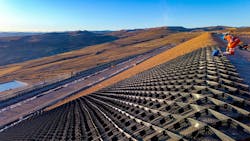 Installation process of geosynthetics in industry and mining in mine Installation process of geosynthetics in industry and mining in mine