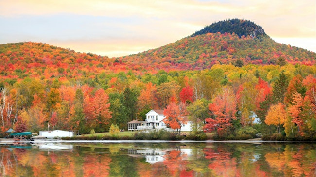 Autumn in Vermont near Groton