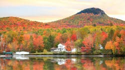 Autumn in Vermont near Groton Autumn in Vermont near Groton