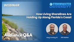 Webinar Q&A: How living shorelines are holding up along Florida's coast Webinar Q&A: How living shorelines are holding up along Florida's coast