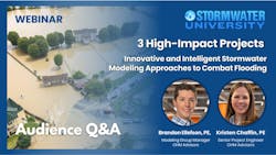 Webinar Q&A: innovative & intelligent stormwater modeling approaches to combat flooding: 3 high-impact projects Webinar Q&A: innovative & intelligent stormwater modeling approaches to combat flooding: 3 high-impact projects