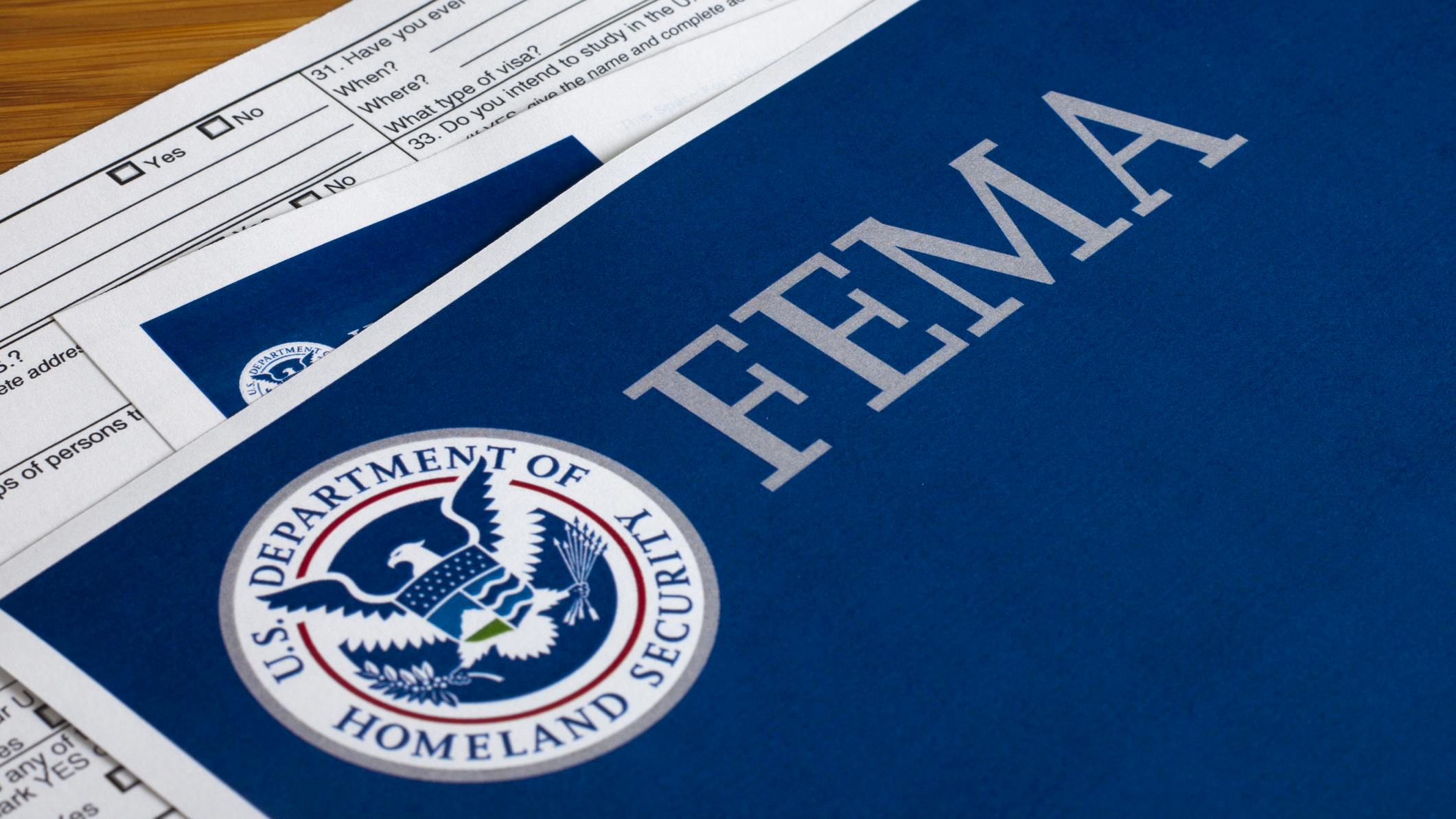 FEMA US Homeland Security Form