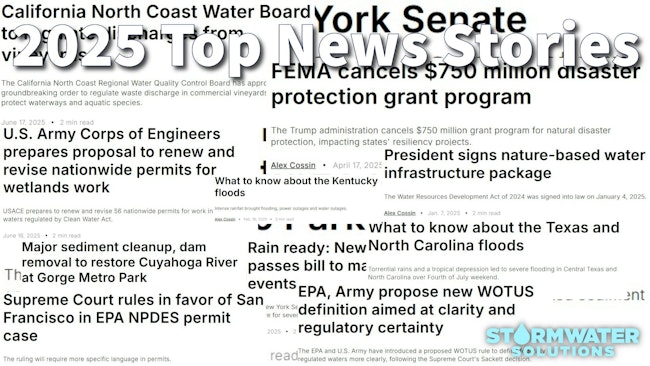 The top stormwater news of 2025