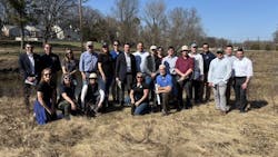 EPA officials met with local governments, conservation districts and community partners to review projects focused on stormwater management, stream restoration and agricultural best management practices (Photo credit: EPA). EPA officials met with local governments, conservation districts and community partners to review projects focused on stormwater management, stream restoration and agricultural best management practices (Photo credit: EPA).