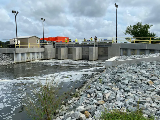 The flood gate system has already been tested against a near-hurricane event in August 2025. The flood gate system has already been tested against a near-hurricane event in August 2025.