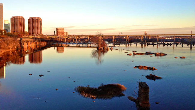 Sunset in Richmond Virginia