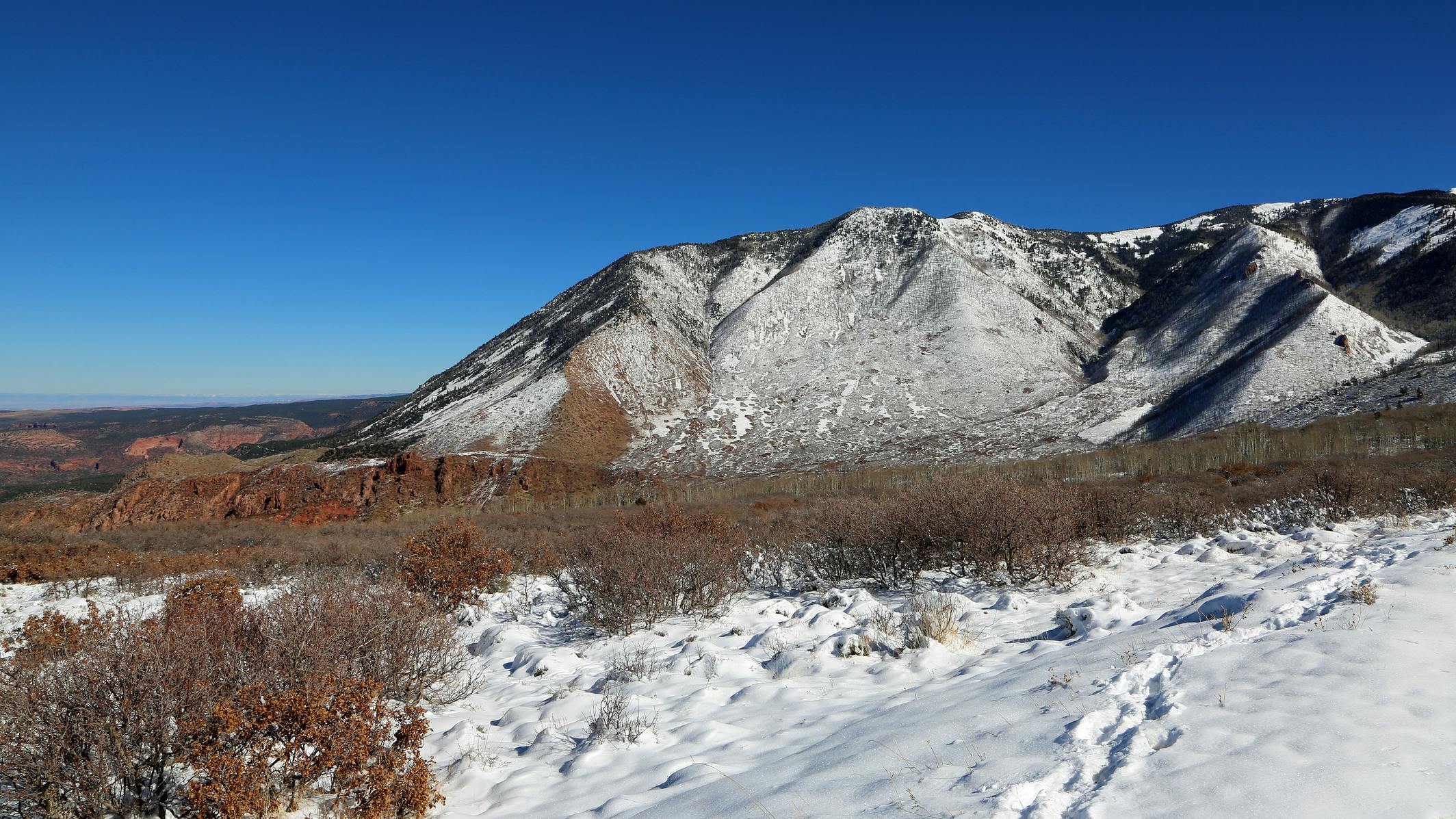 Landscape in La Sal Mountains, Utah