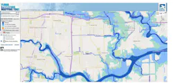 Interactive mapping shows how storm intensity and duration affect localized flooding.