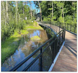The Walnut Street project received a 2026 “Stormy” Award from the New England Stormwater Collaborative, celebrating the best, most imaginative ideas in stormwater management in EPA Region 1, and was honored with the “Community Choice Award” by the Environmental Business Council of New England.